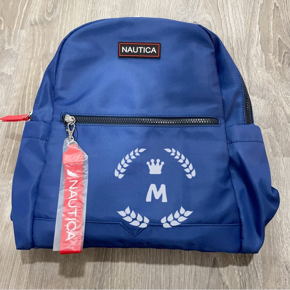 NAUTICA BOYS DIVER CANVAS BACKPACK BLUE